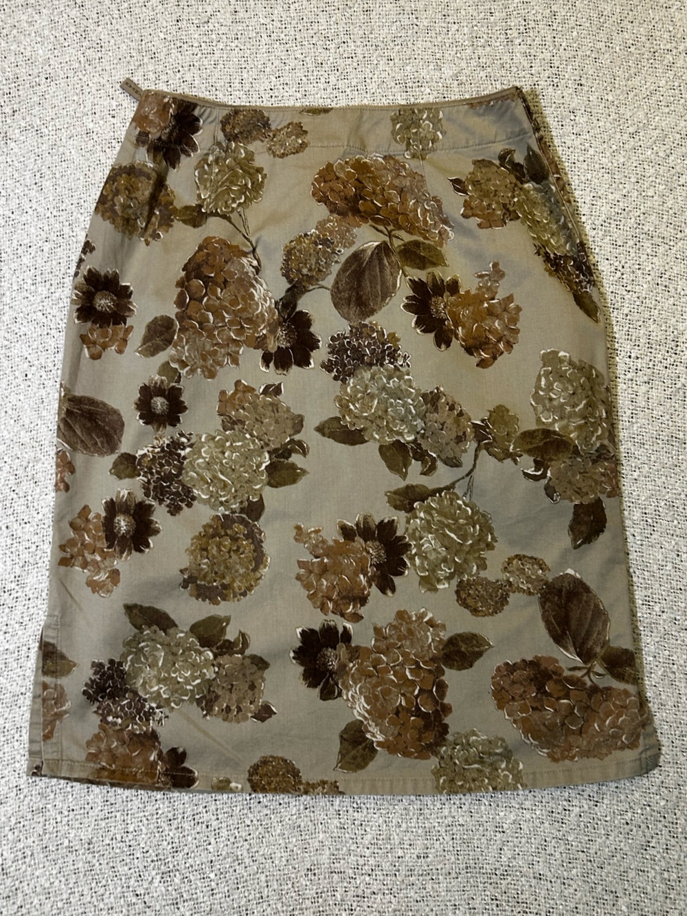 Vintage Liz Claiborne Floral Pencil Skirt Size 8P